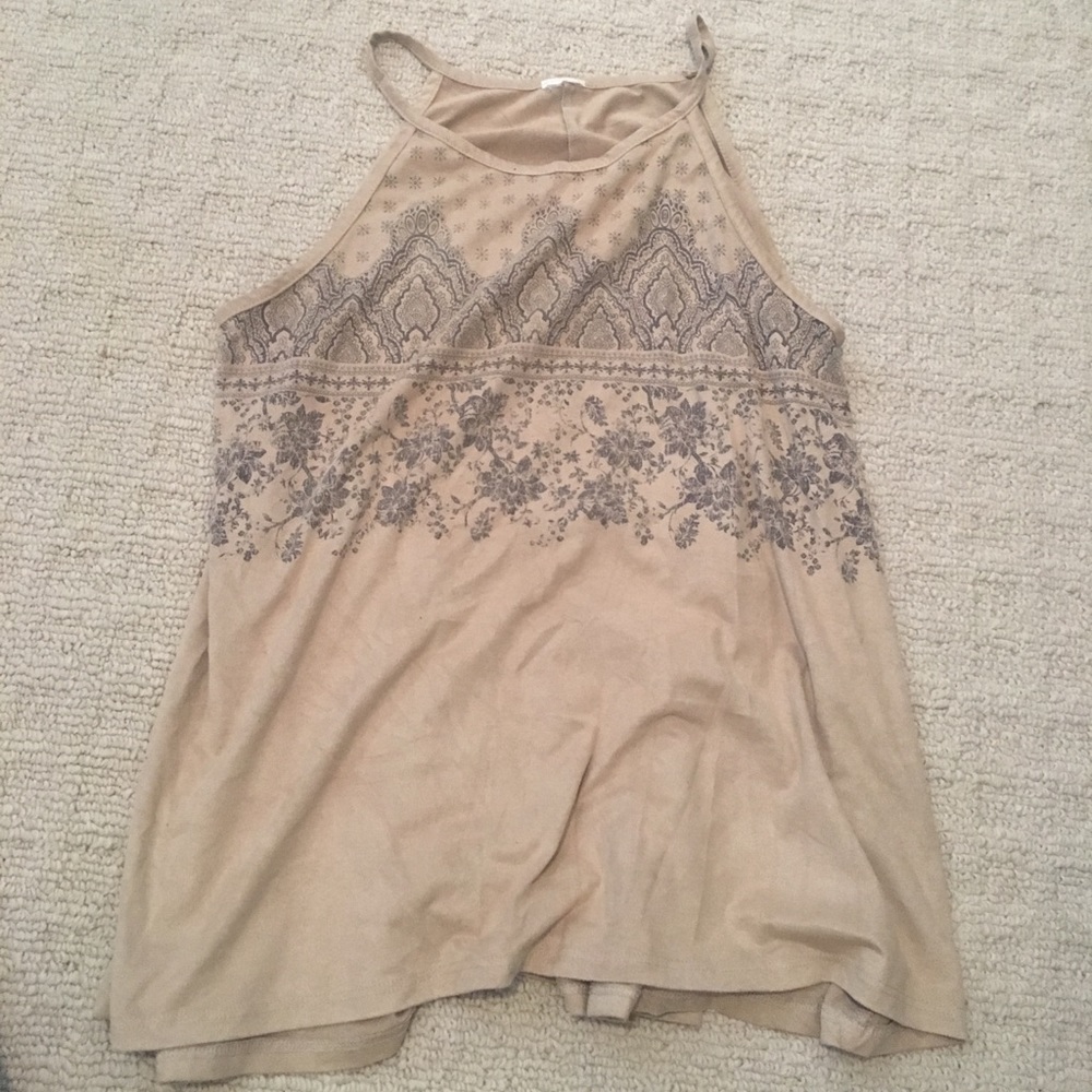 Suede tank